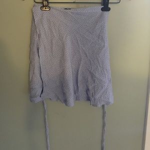 Brandy Melville blue wrap skirt